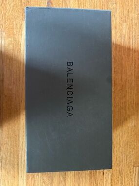 Balenciaga Black and Red Model Slippers